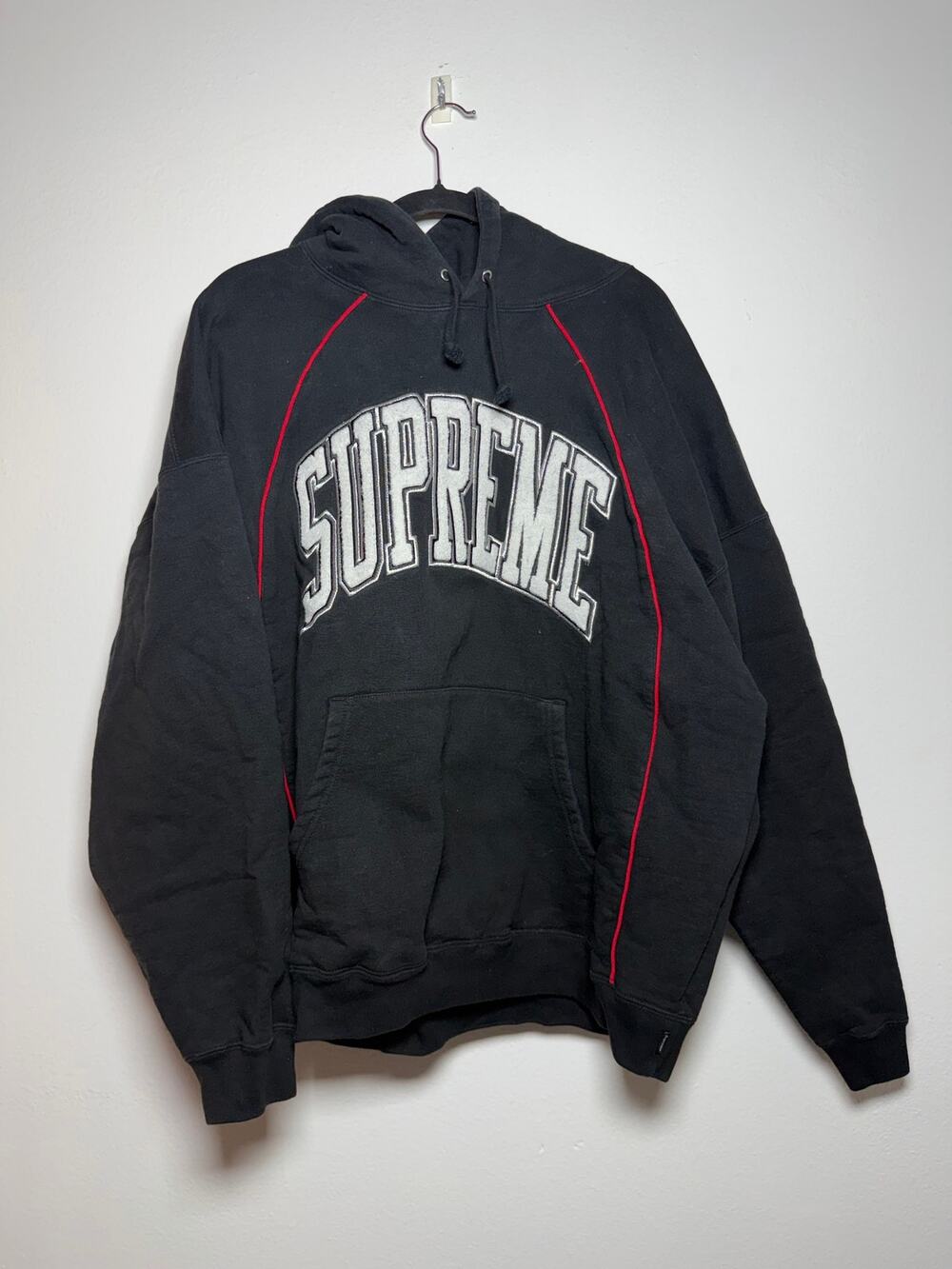 Supreme Boxy Piping Arc Hooded Sweatshirt